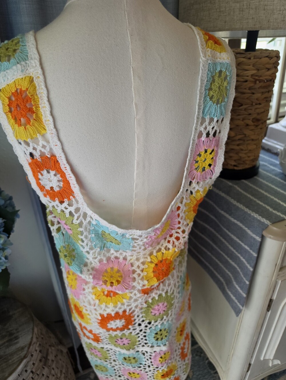 Crochet Dress Swim Cover - Picture 3 of 4